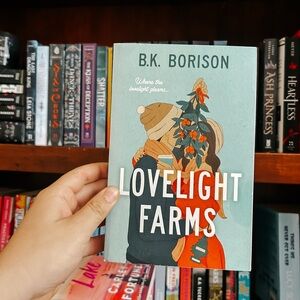 Lovelight Farms Decorative Book by - Blue and Orange